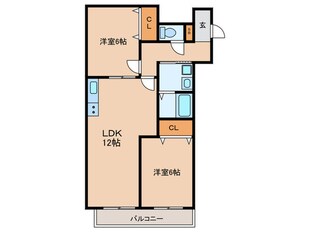 カーサエスペランサの物件間取画像